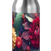 Printed Stainless Steel ONE Litre Water Bottle FLRL RED -1000ML